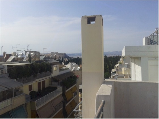 Καμινάδα φ.α. πολυκατοικίας